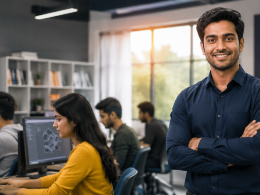 Students learning technical skills in a modern training center, highlighting the growing demand for technical education franchises and career-focused training programs.