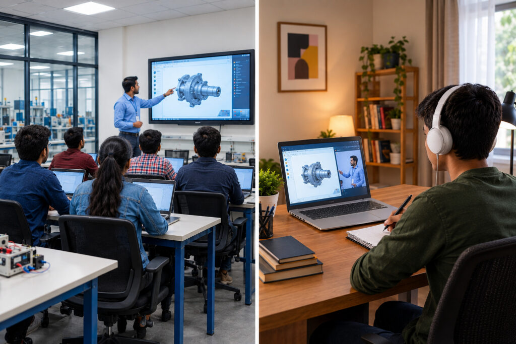 Digital learning and hybrid education in modern technical training institutes